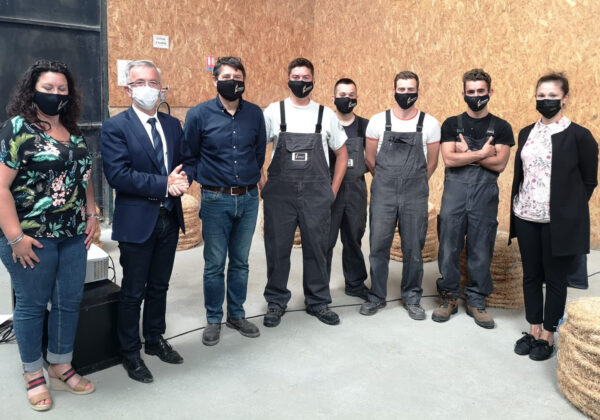 LE PRESIDENT DE LA REGION CENTRE-VAL DE LOIRE EN DEPLACEMENT AUX FIBRERIES DE TOURAINE